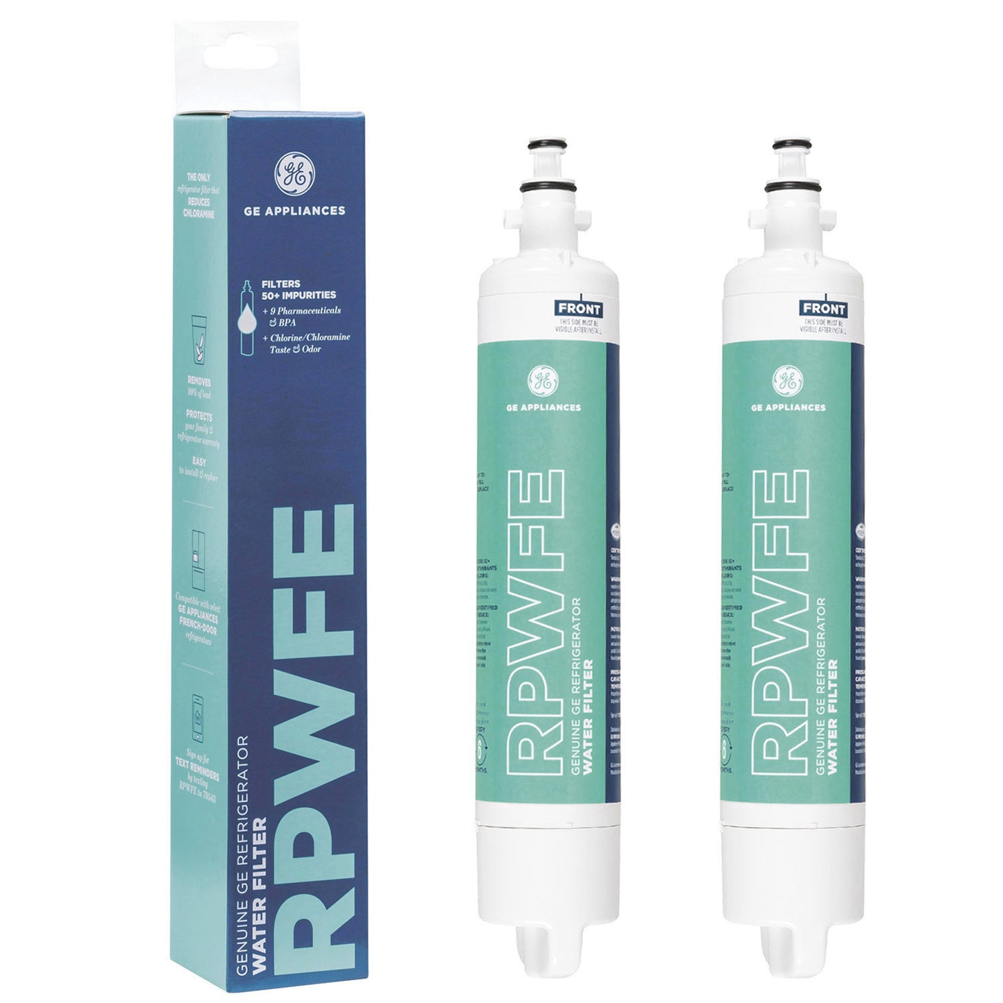 GE RPWFE Refrigerator Water Filter,Easy installation,White