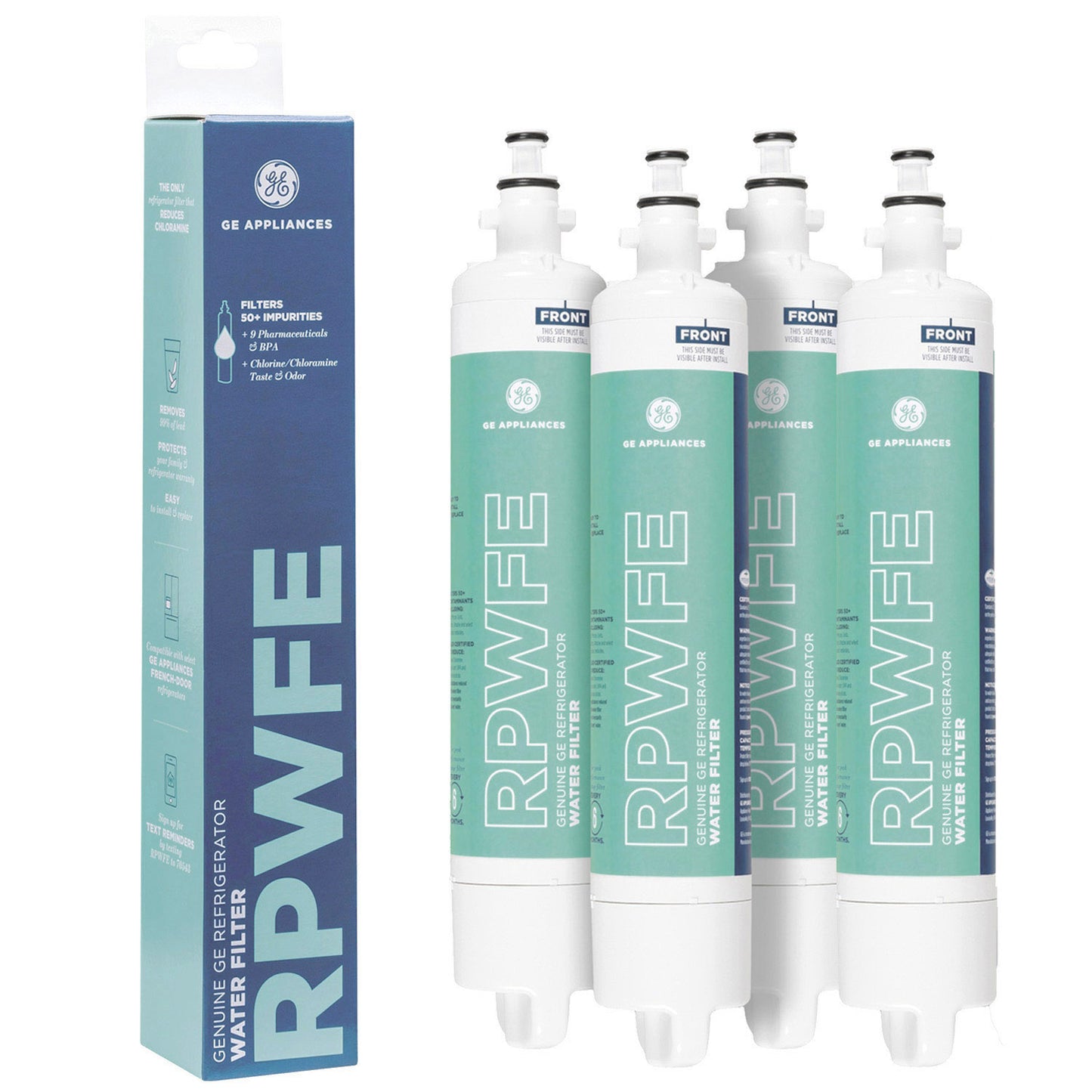 GE RPWFE Refrigerator Water Filter,Easy installation,White