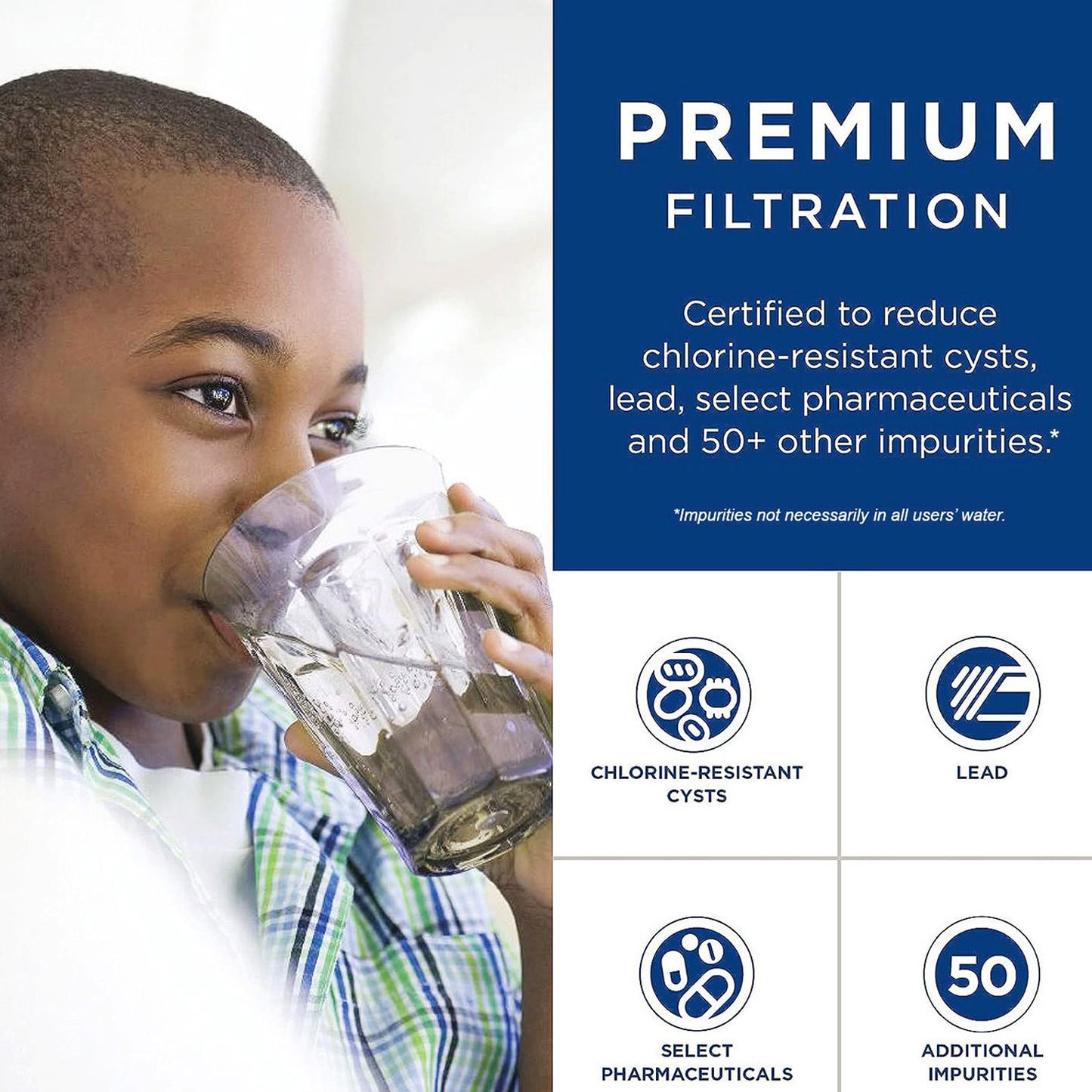 GE RPWFE Refrigerator Water Filter,Easy installation,White
